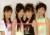 De gauche a droite: Keika (14ans), Hikaru (15) ,Asuka (15) et Rina(14)